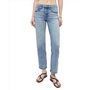 RE/DONE Mid Rise Stove Pipe Ankle Size 27 Stretch NWT Jeans Hacienda Blue NEW